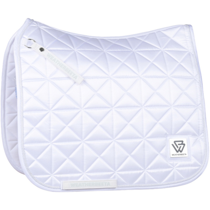 2026 WeatherBeeta Satin Luxe Air-Tec Dressage Saddle Pad 1030348 - White